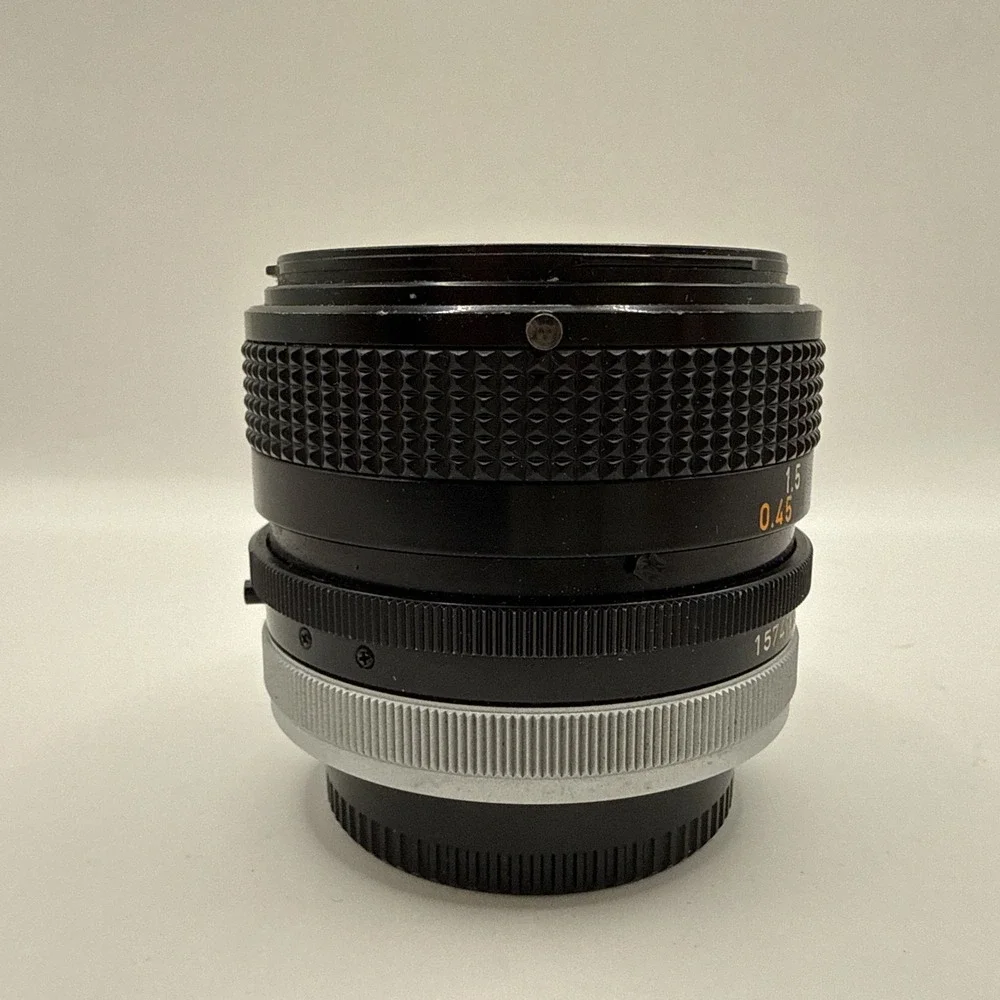 Vintage Canon Camera Lens. FD 50mm 1:1.4. S.S.C. Made in Japan